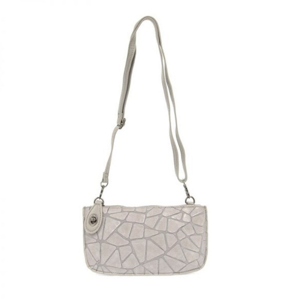 Joy Susan Geo Crossbody Wristlet Clutch - Grey - Picture 3 of 4